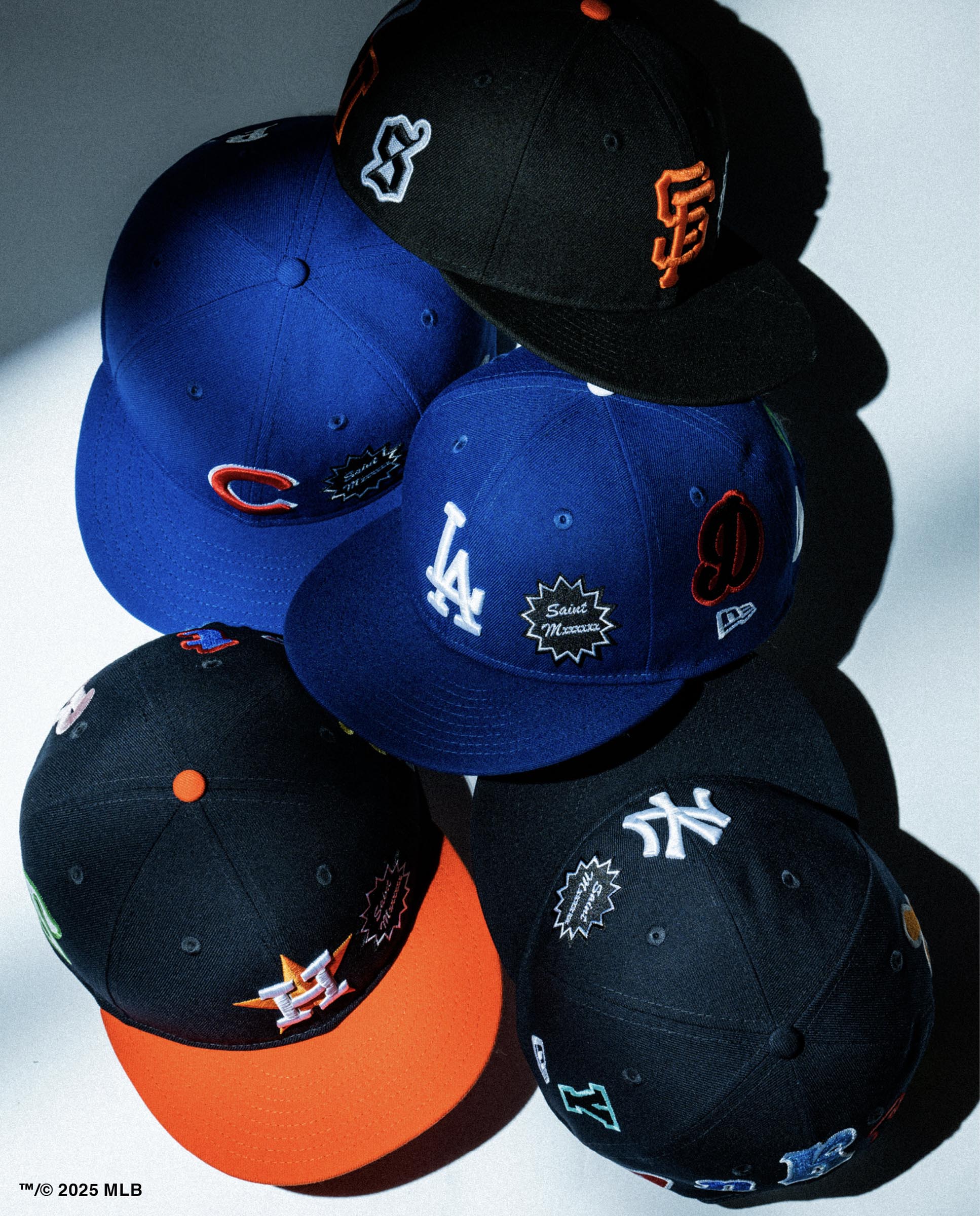 セント マイケル × ニューエラ × MLB Retro Crown 9FIFTY コラボキャップ（new-era × SAINT MICHAEL (NOAH 高橋盾系列ストリート) / MLB）