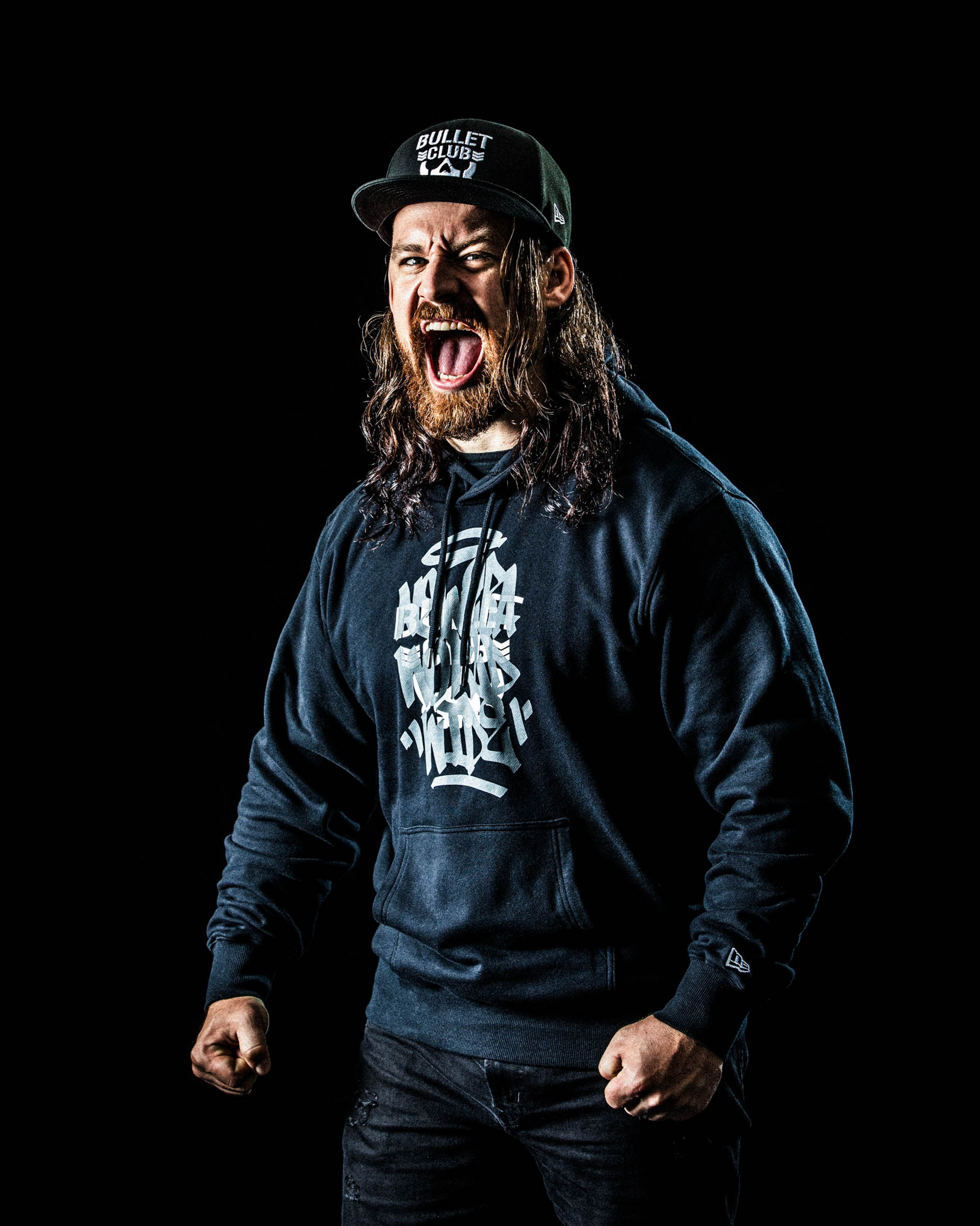 ニューエラ × 新日本プロレス 9FIFTY キャップ + フーディー (エル・デスペラード/バレット・クラブ)（new-era × 新日本プロレス (NJPW・エル・デスペラード / バレット・クラブ)）