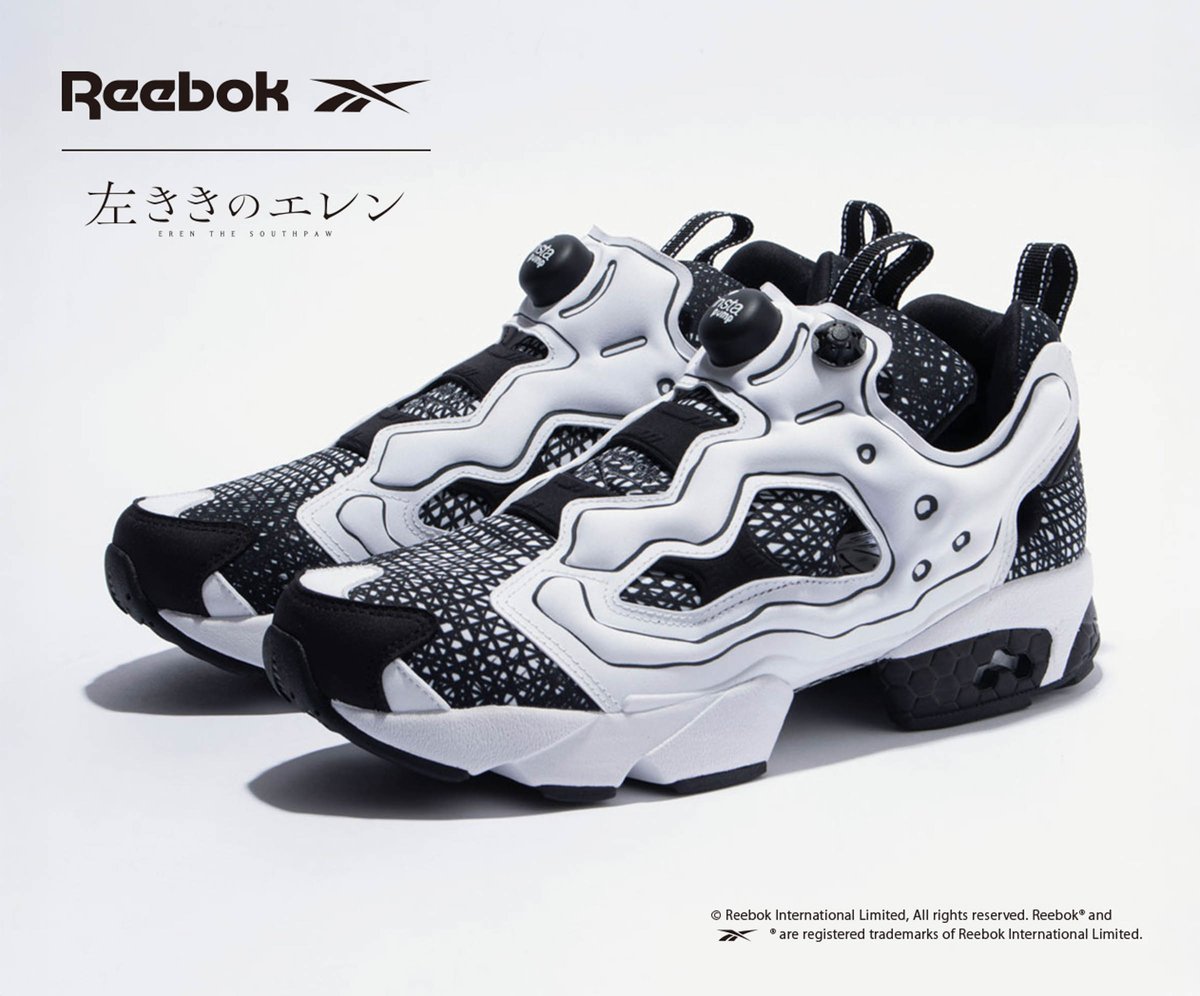 Reebok x 左ききのエレン INSTAPUMP FURY 94 EREN（reebok × 左ききのエレン / Hidarikiki no Eren）