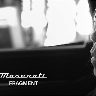 Fragment Design × Maserati ヴィジュアル