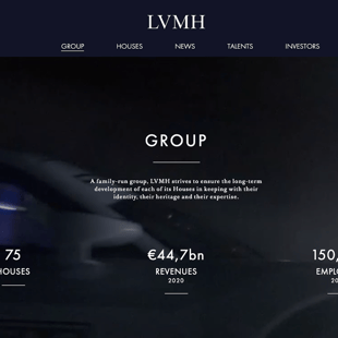LVMH　公式サイト