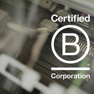 CFCLが認証を取得した国際的なビジネス基準「B Corp」の認証ロゴ