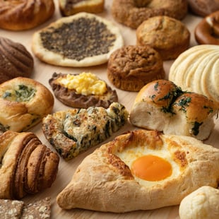 世界のパンを集めたパン屋