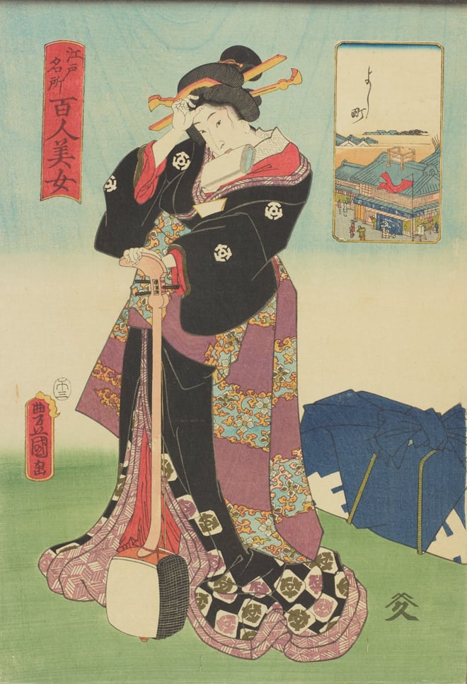 江戸時代の「和のライフスタイル」を振り返る 歌川国貞の浮世絵展が原宿に