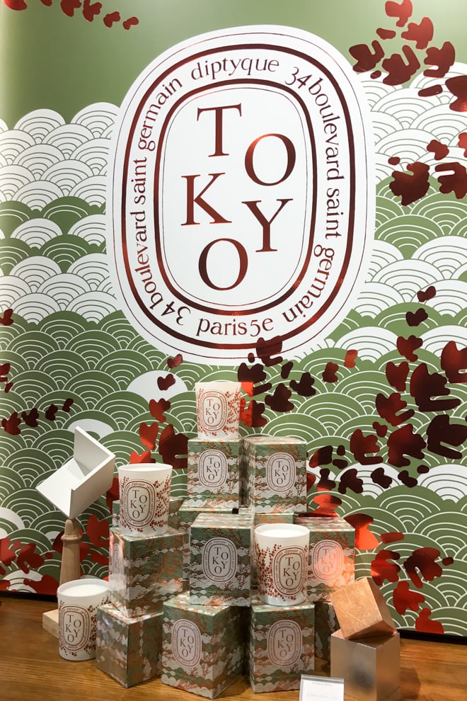 ディプティック「TOKYO」キャンドルは檜の香り 銀座店で限定販売