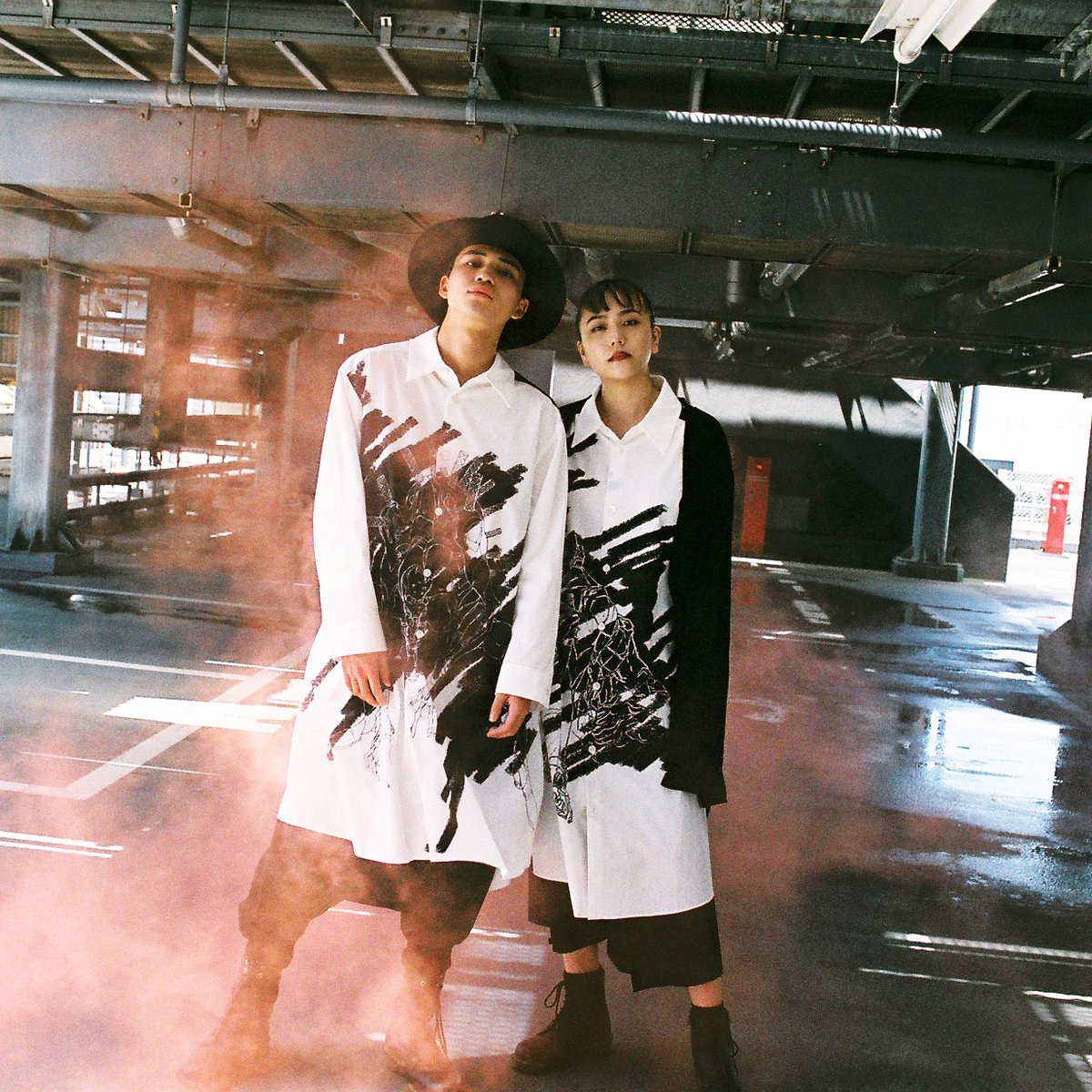 ヨウジヤマモト Ground Y エヴァンゲリオン ロングカーディガン アスカ