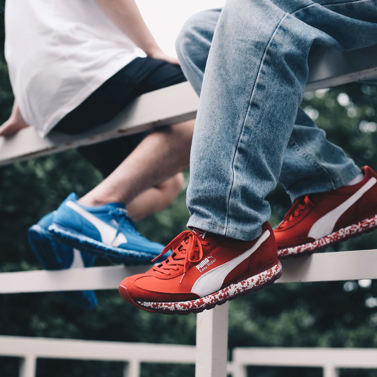 PUMA x atmos 28cm アトモスプーマ TSUGI RED atmos con先行ローンチ「CALI」と限定モデル「RED HORSE MAN」が