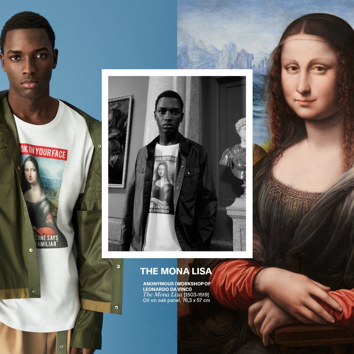 ZARA MAN×プラド美術館、モナ・リザや三美神をモチーフにした限定
