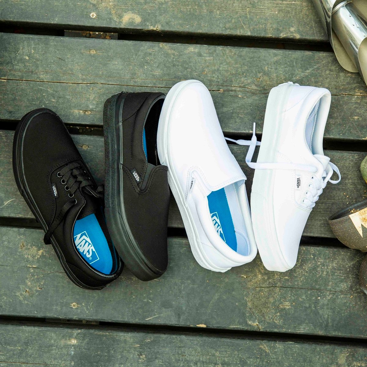 新品 VANS SHOKUNIN ERA 28cm BLACK/WHITE☆バンズ エラ 職人 黒 白