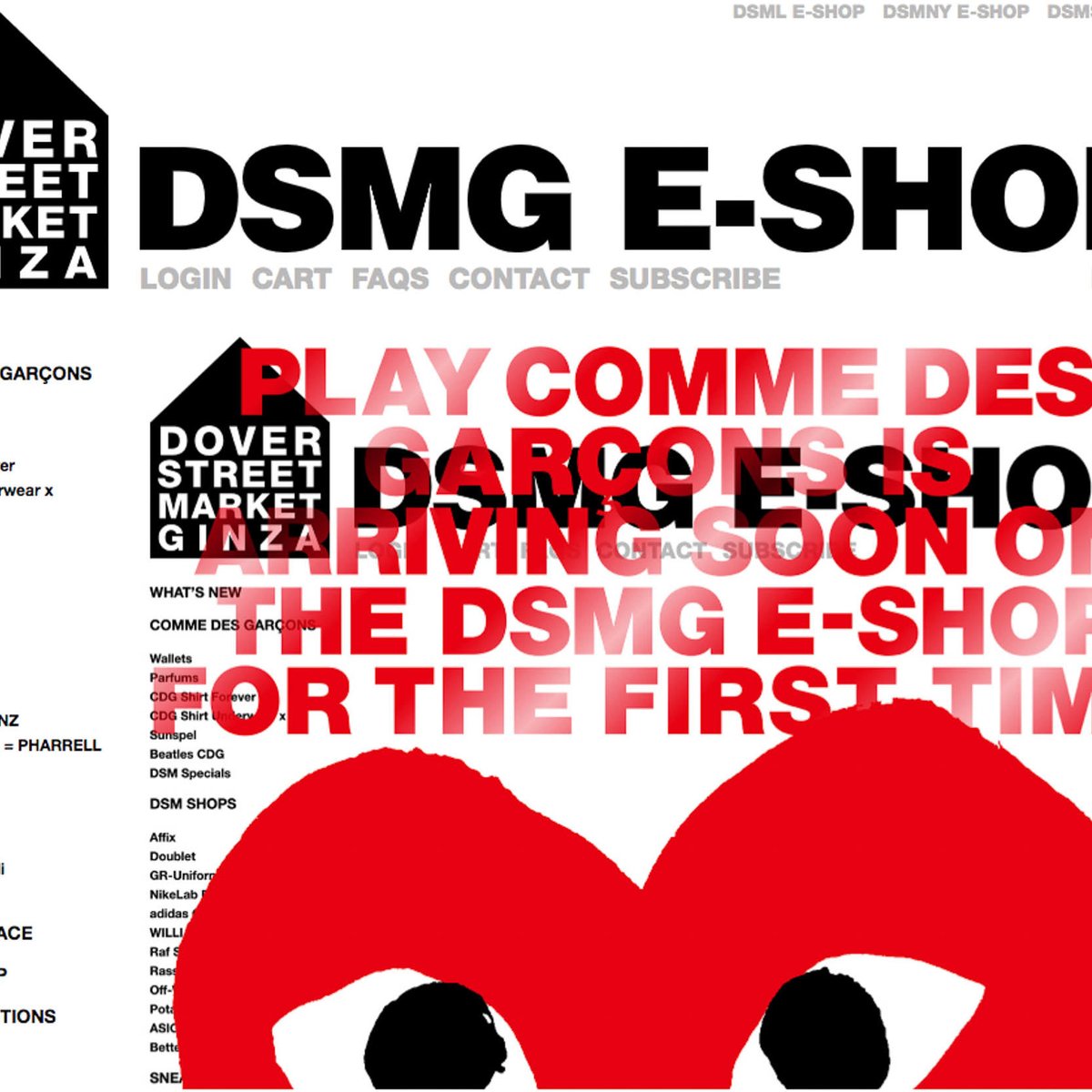DOVER STREET MARKET PARIS ポスター コムデギャルソン DOVER STREET MARKET パリ【ポスター パンフ】コムデギャルソン