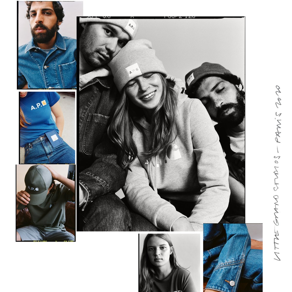 A.P.C.」コラボプロジェクトでカーハート WIPとタッグ、Cロゴが融合