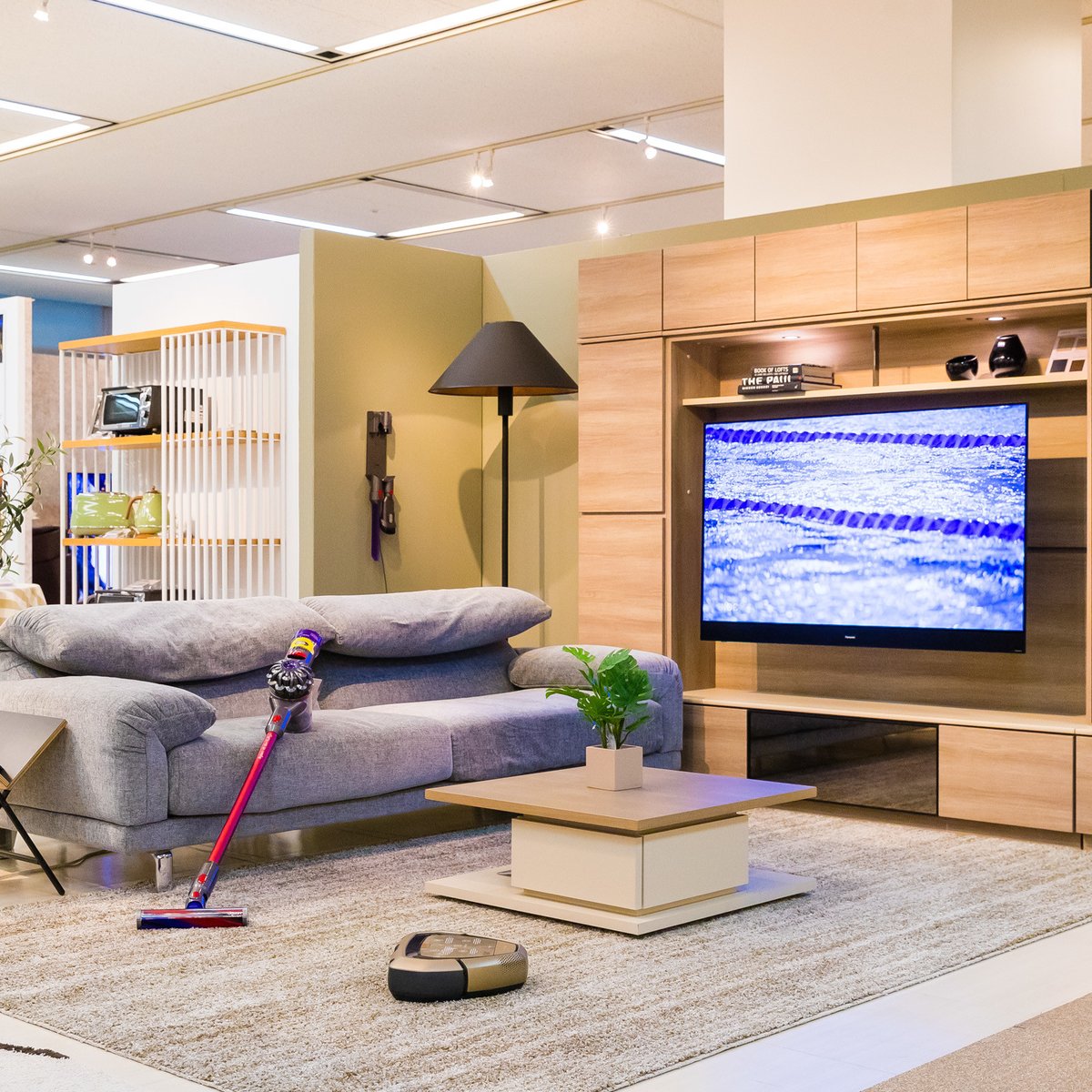 ヤマダオリジナル×大塚家具 3人掛け電動リクライニングソファー YAMADA×大塚家具