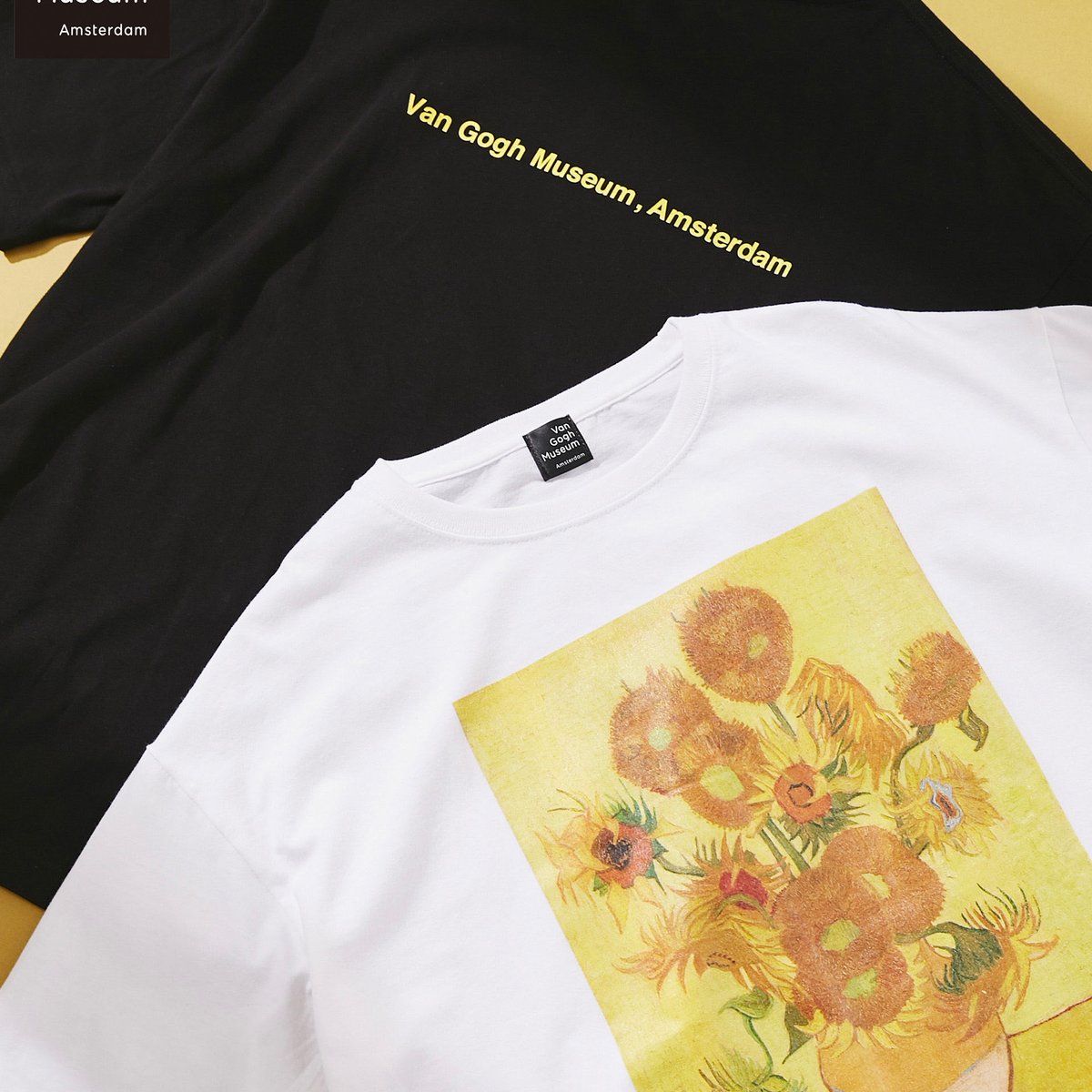 ゴッホのひまわりや自画像をTシャツにプリント、ナノ・ユニバース