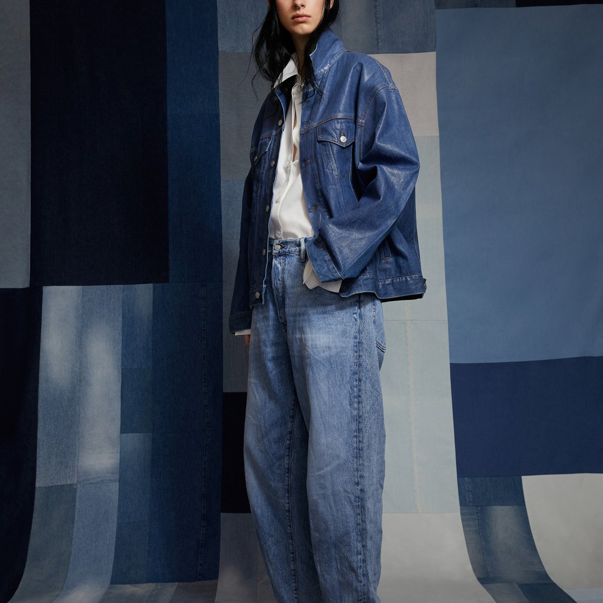 ACNE STUDIOS ルーズフィットジーンズ-