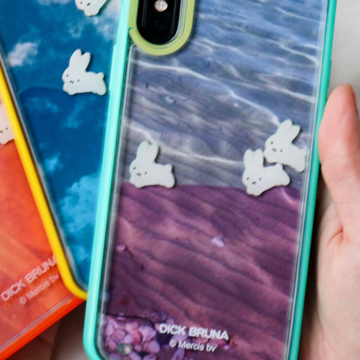 merry jenny - ミッフィー　ぷかぷかうさぎ iPhone case オレンジ(11) merry jenny 【11】ぷかぷかうさぎiPhone case（オレンジ） -靴