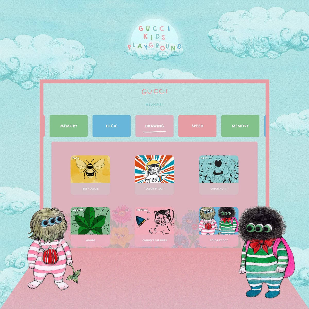 グッチが子どものイマジネーションを育成するiPadアプリを日本限定配信