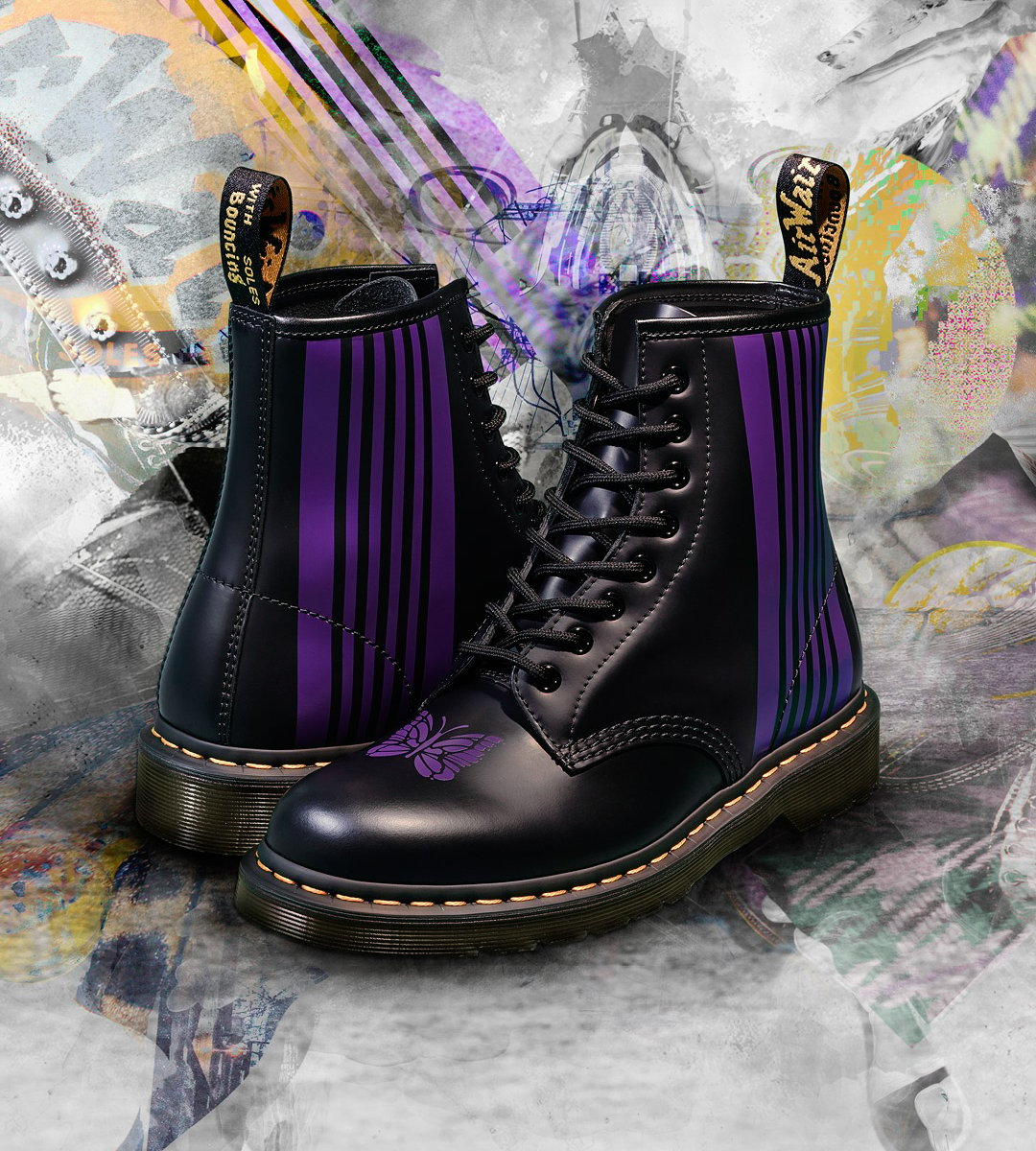 ドクターマーチン Dr.Martens 8ホール NEEDLESコラボドクターマーチン ...