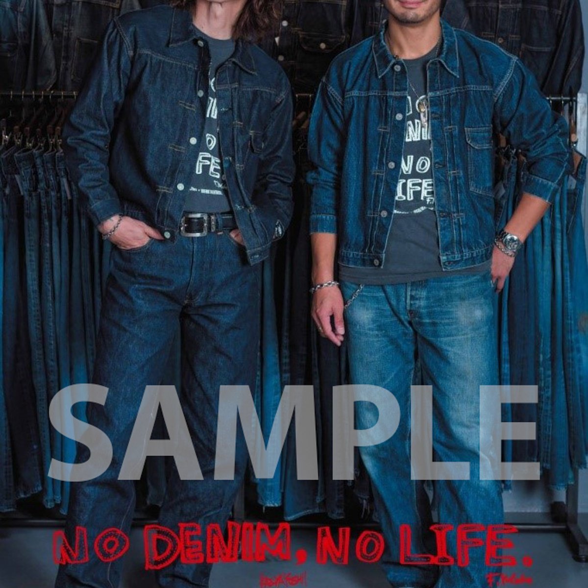 新品　タワレコ　吉井和哉　NO DENIM, NO LIFE. スウェット tr_bj_tym_popup-003.jpg