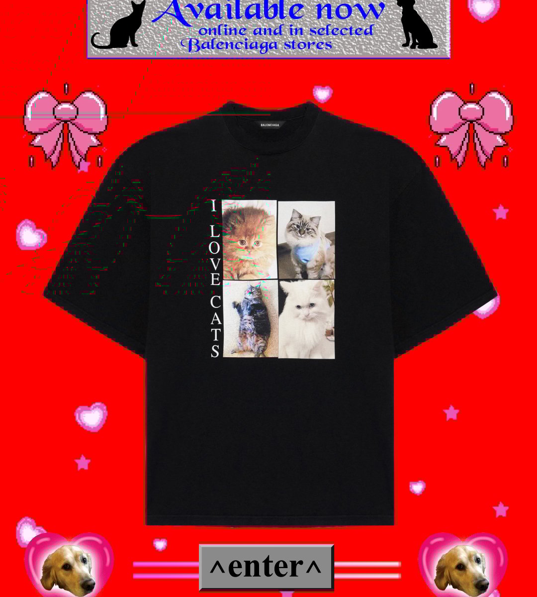 BALENCIAGA　I LOVE CATS エコバッグ i_love_pets_20201201-001.jpg