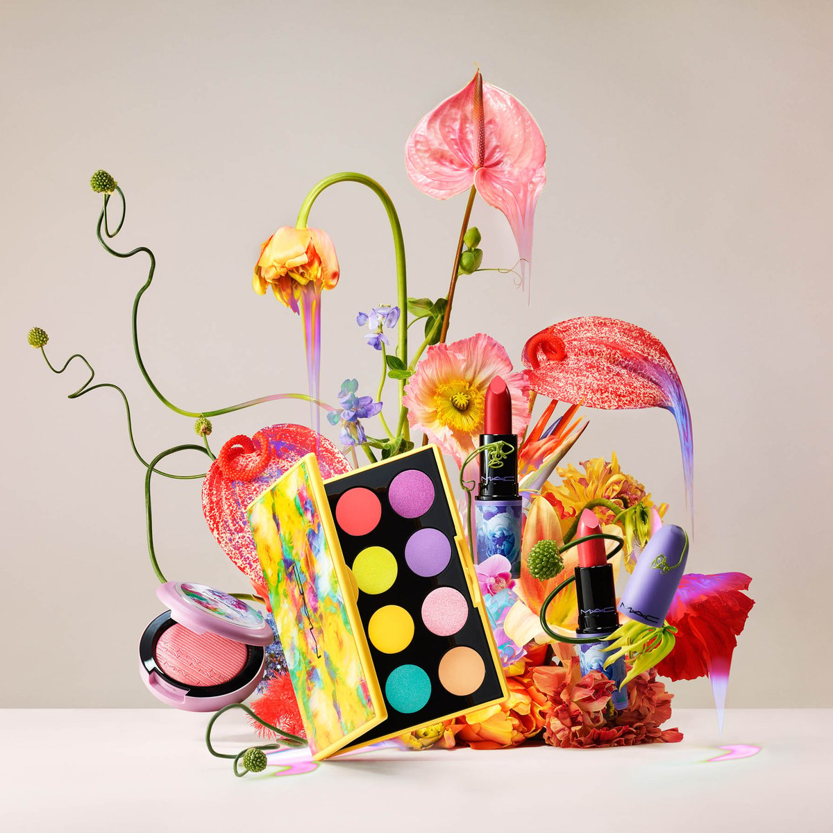 M・A・Cが新作「ボタニック パニック」発売、カラフルな花が咲く夏の ...