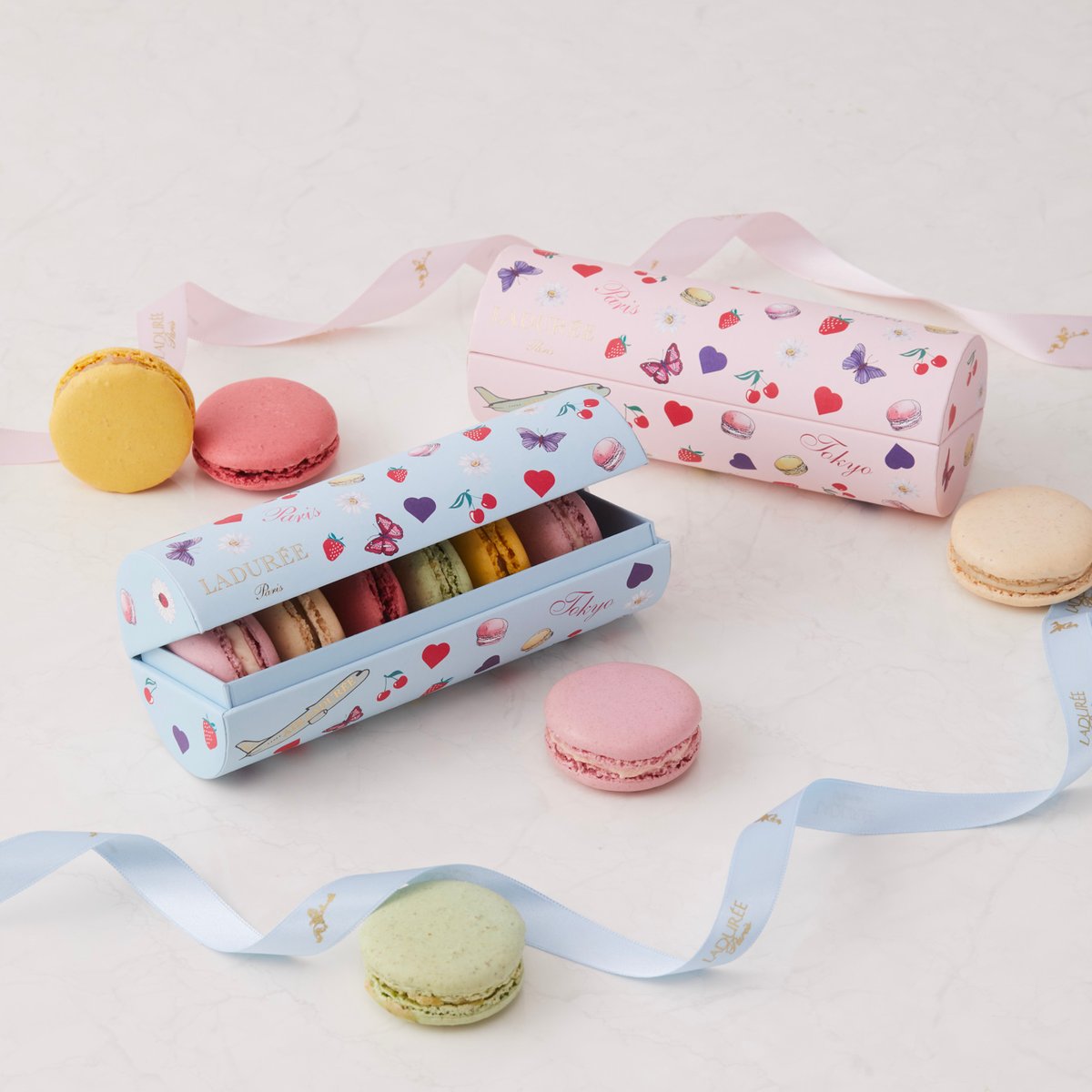 ラデュレ マカロン空箱2個 ハロウィン限定パッケージ 2024年】ラデュレ