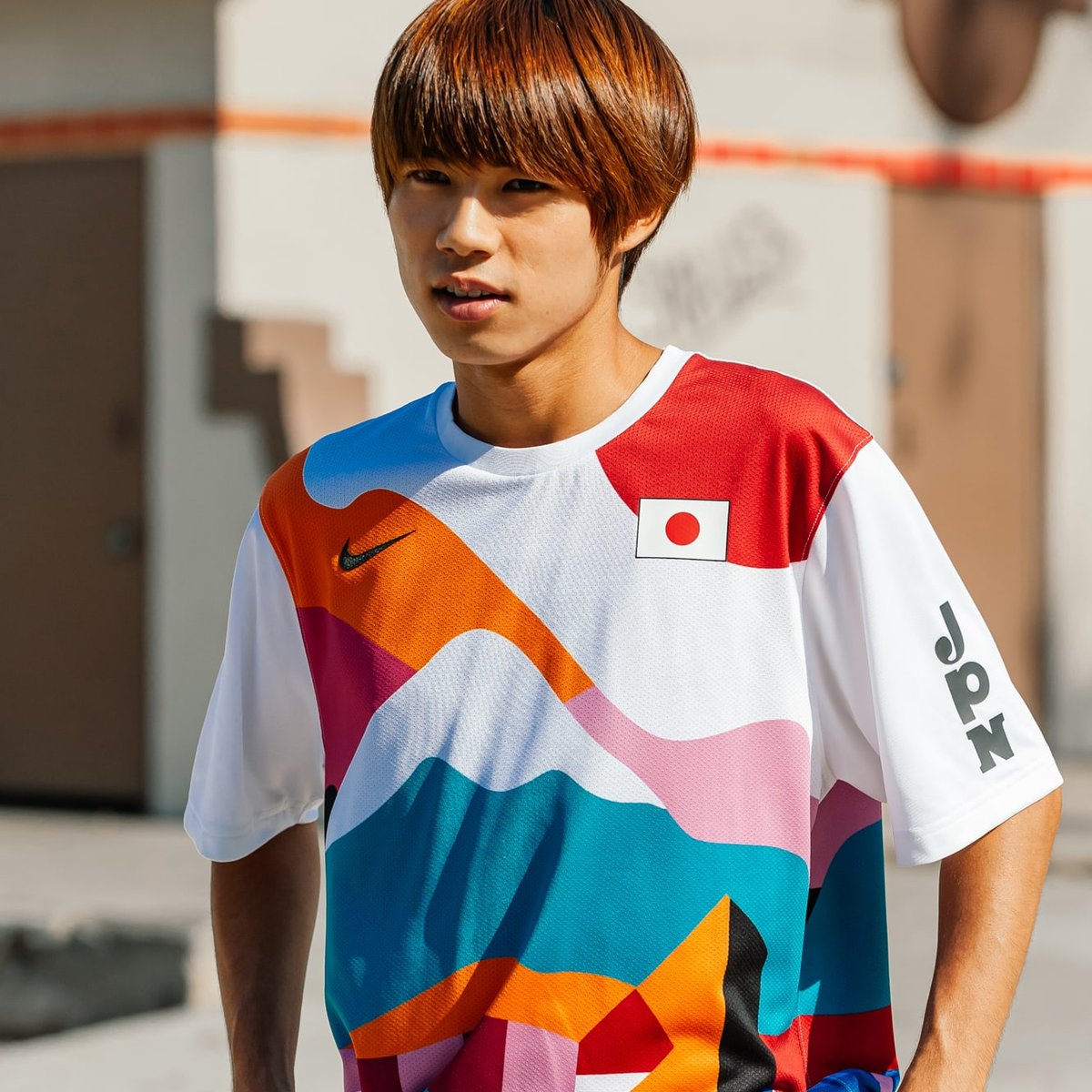 堀米雄斗 L ジュニア NIKE SB parr Tシャツ 日本代表 - スケートボード