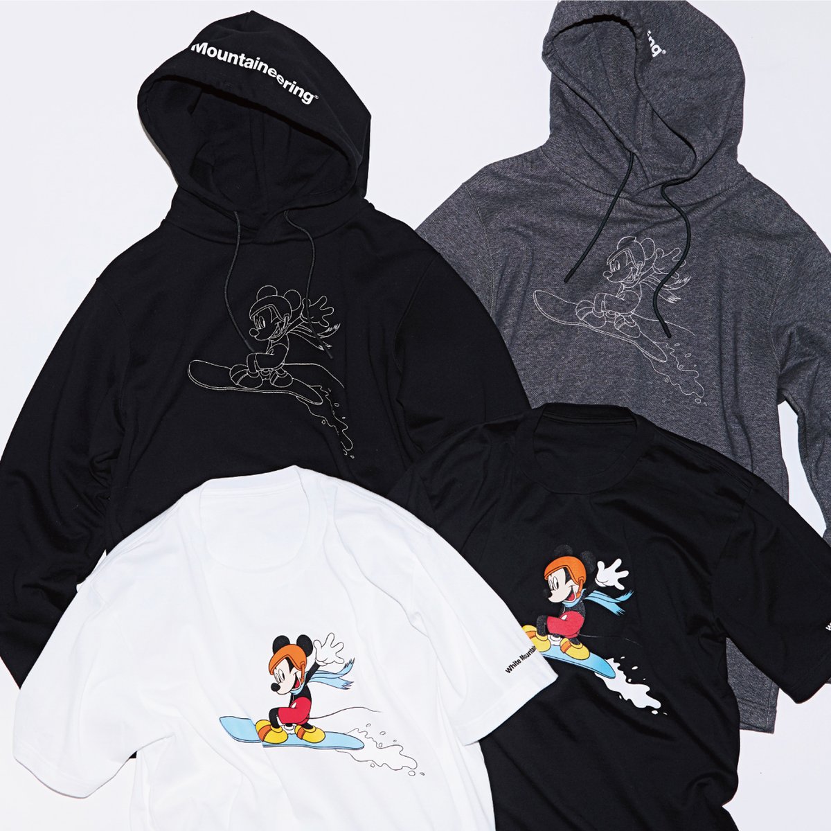 ホワイトマウンテニアリング　Disneyコラボパーカー SIZE2 WHITE MOUNTAINEERING ホワイトマウンテニアリング White