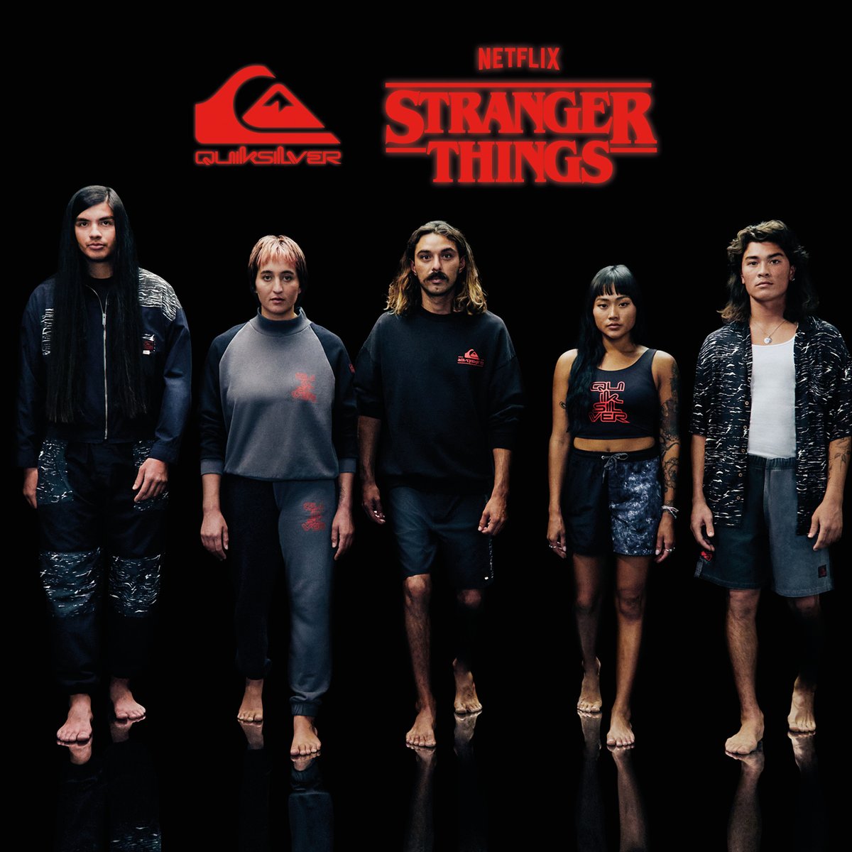 クイックシルバー ストレンジャーシングス コラボ ジャケット クイックシルバーが「ストレンジャー・シングス4」とのコラボ