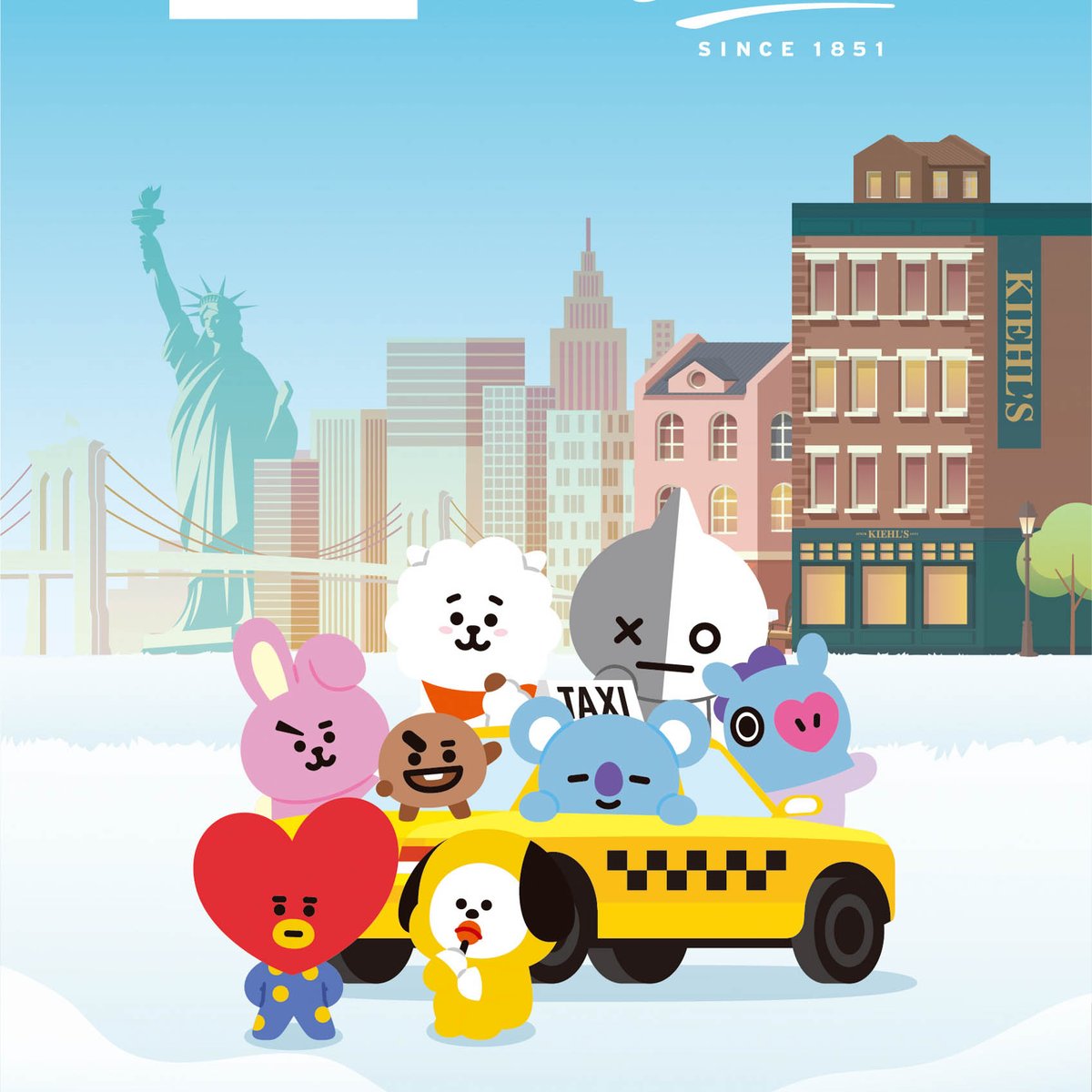 「キールズ」が「BT21」とコラボ 人気クリームが限定エディション