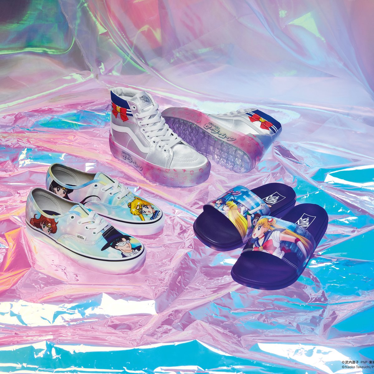 新品 セーラームーン vans バンズ サンダル Sailor Moon - サンダル