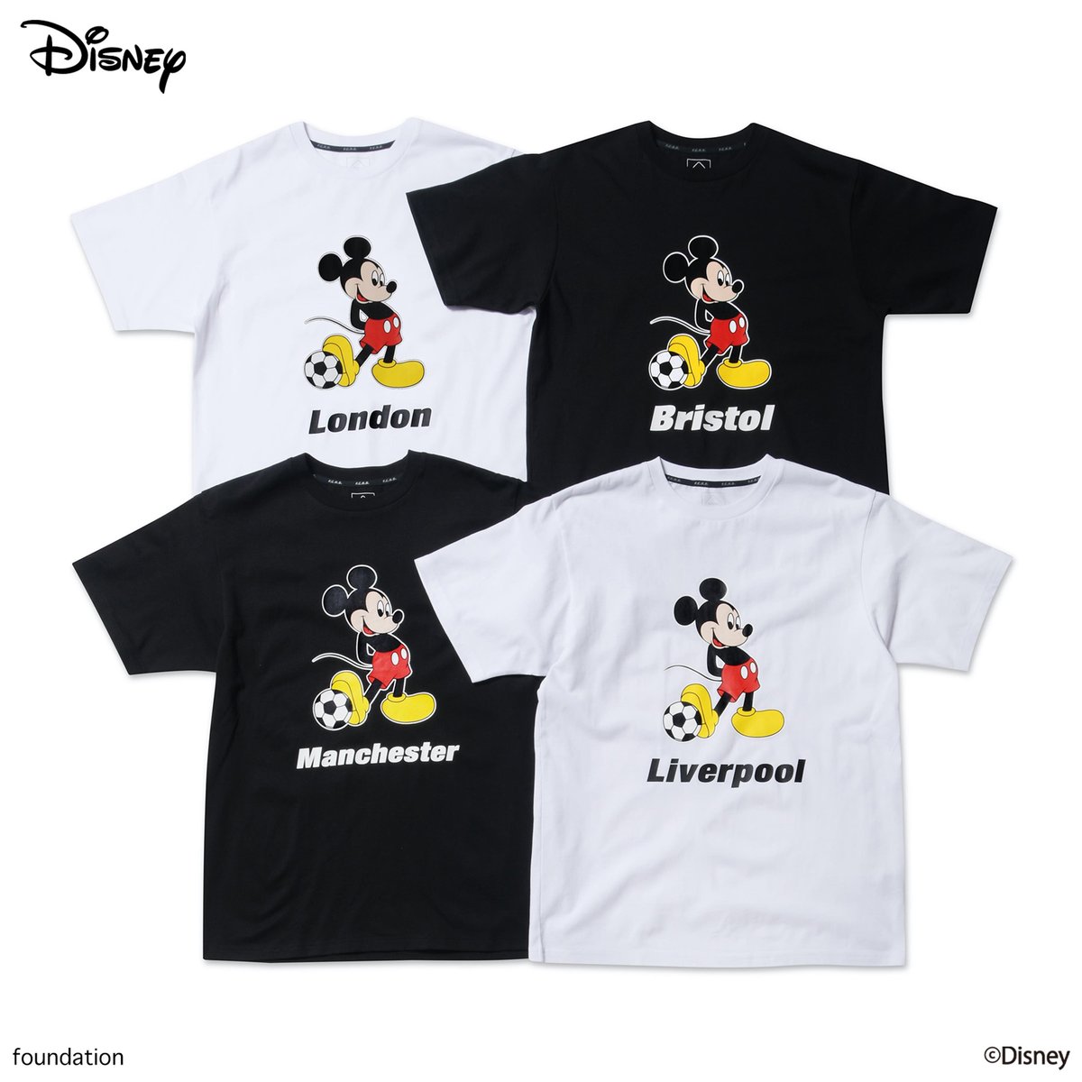 Liverpool ミッキーマウス Tシャツ SレアルブリストルFCRB Liverpool ミッキーマウス Tシャツ SレアルブリストルFCRB SOPH