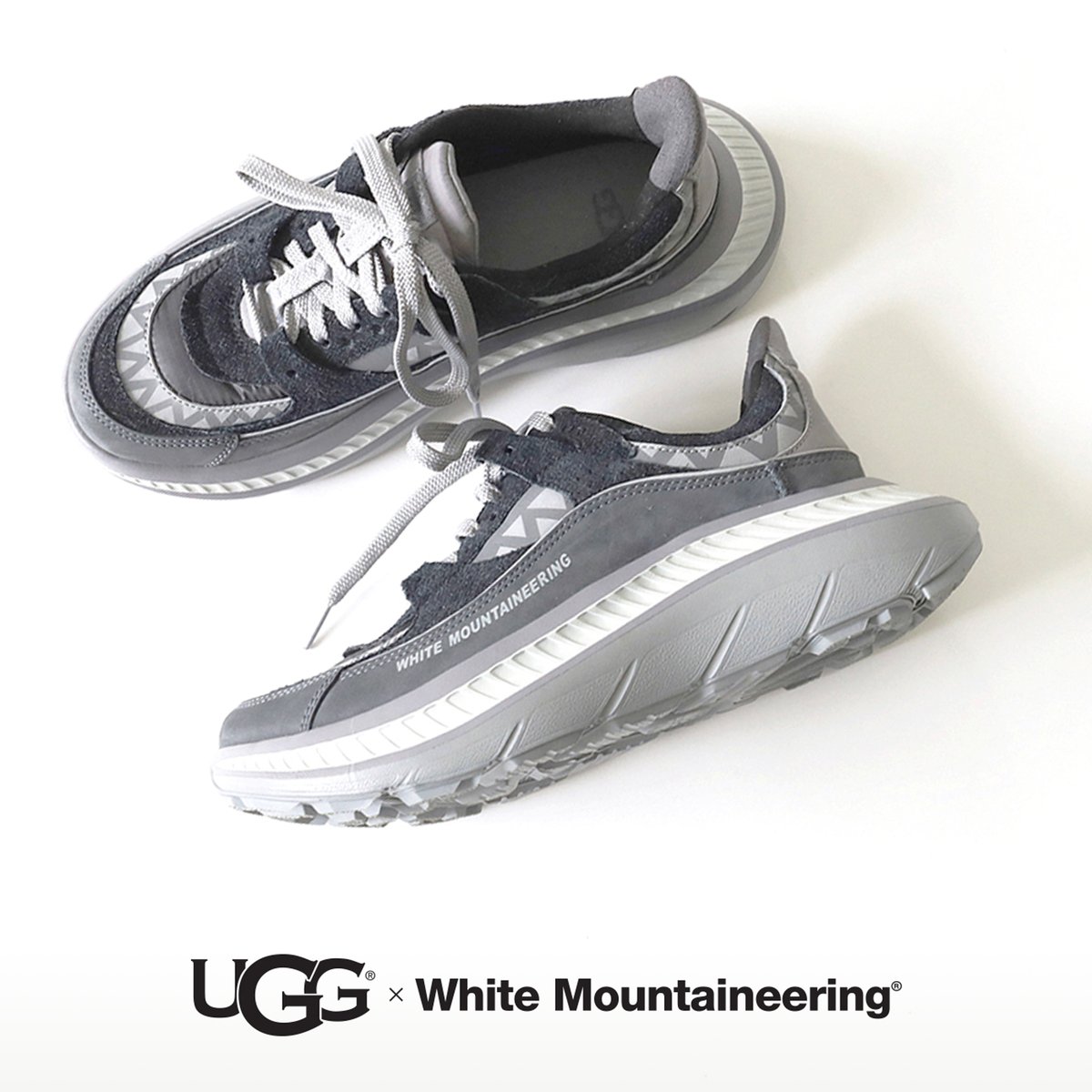 UGG×ホワイトマウンテニアリング新作、スニーカーとブーツの2型を発売