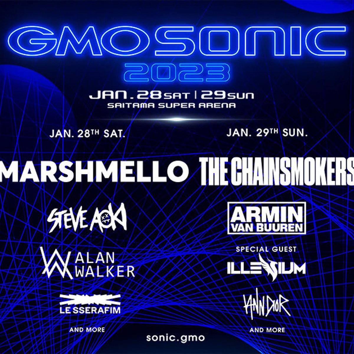 THE CHAINSMOKERS パーカー　GMO SONIC 2023 THE CHAINSMOKERS パーカー GMO SONIC 2023