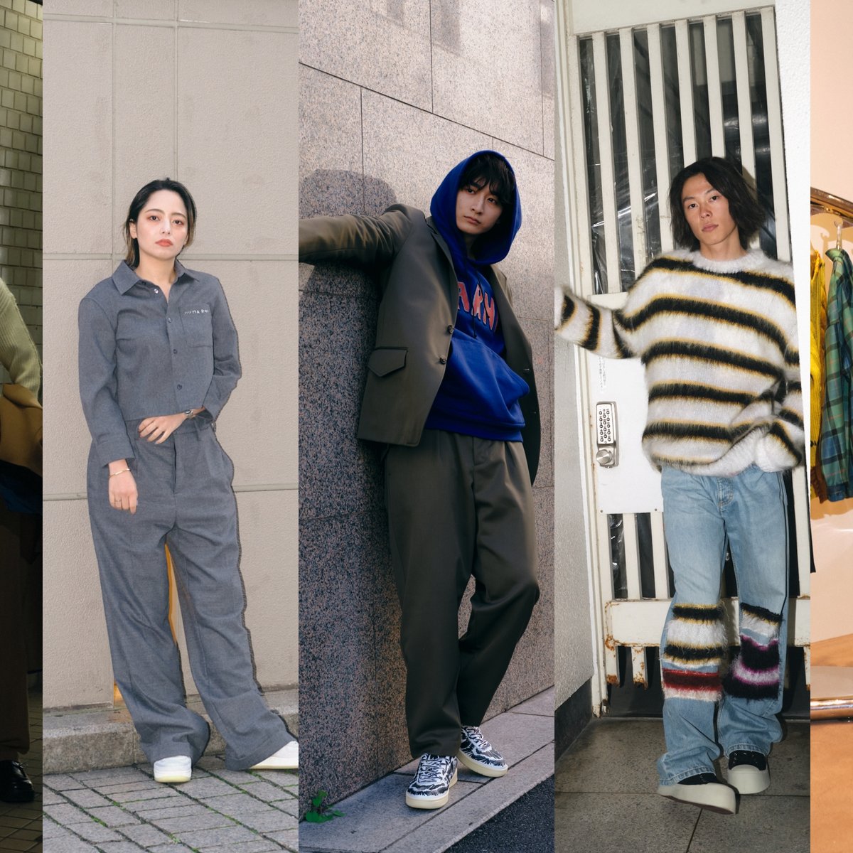 株DAICHI　マルニ ブラック レザー製三つ折りウォレット、マルニシンボル刺繍入り