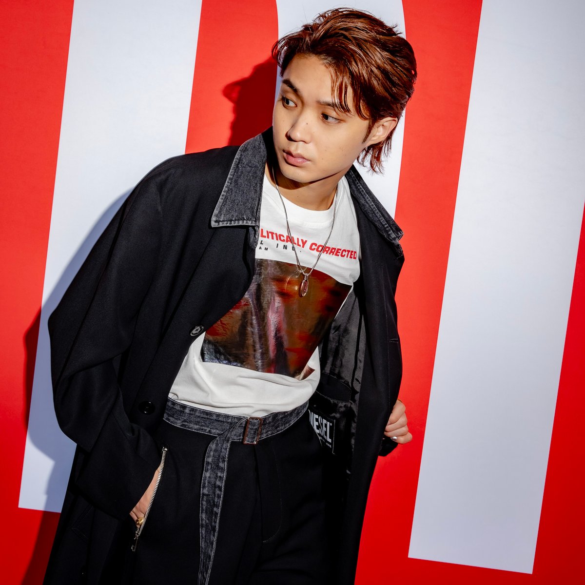 DIESEL グレン期 有名人着用 デニムシングルライダース DIESEL グレン期 有名人着用 デニムシングルライダース