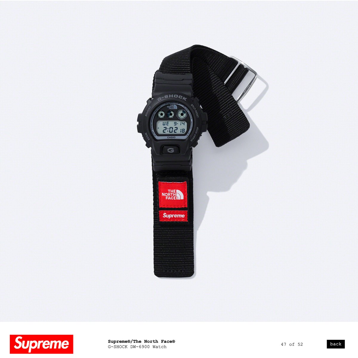 Supreme CASIO G-SHOCK  ノースフェイス シュプリーム 白