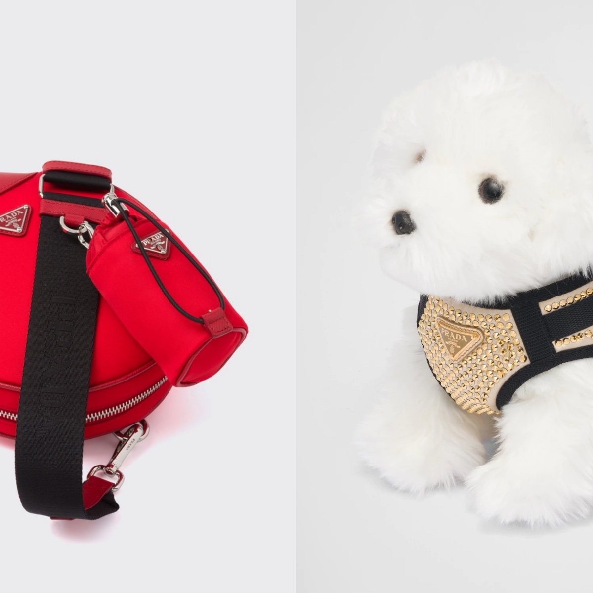 プラダPRADA⭐️ 犬型ストラップ イタリア PRADA(プラダ) ペット用品