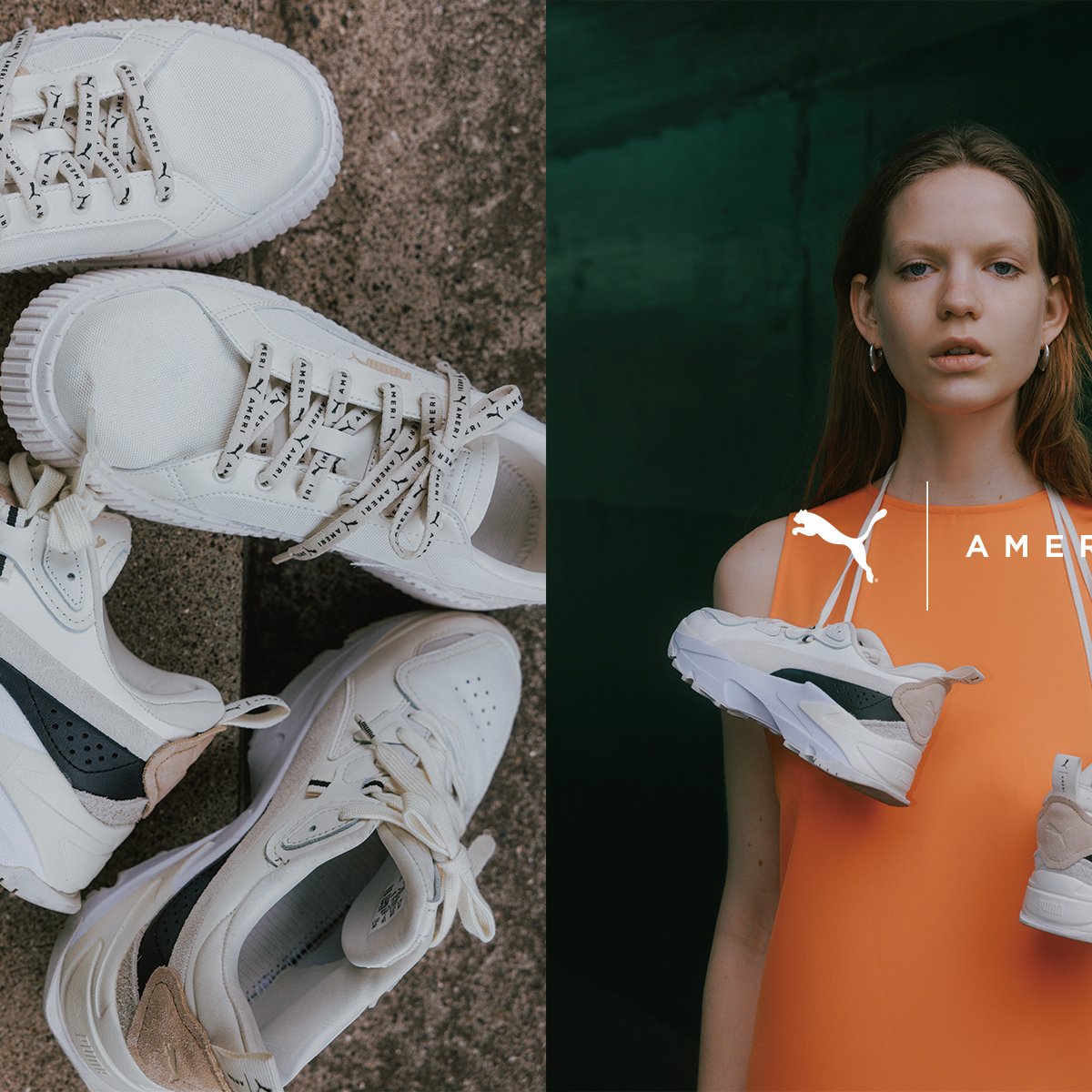 PUMA × AMERI コラボスニーカー ディナーラ - スニーカー