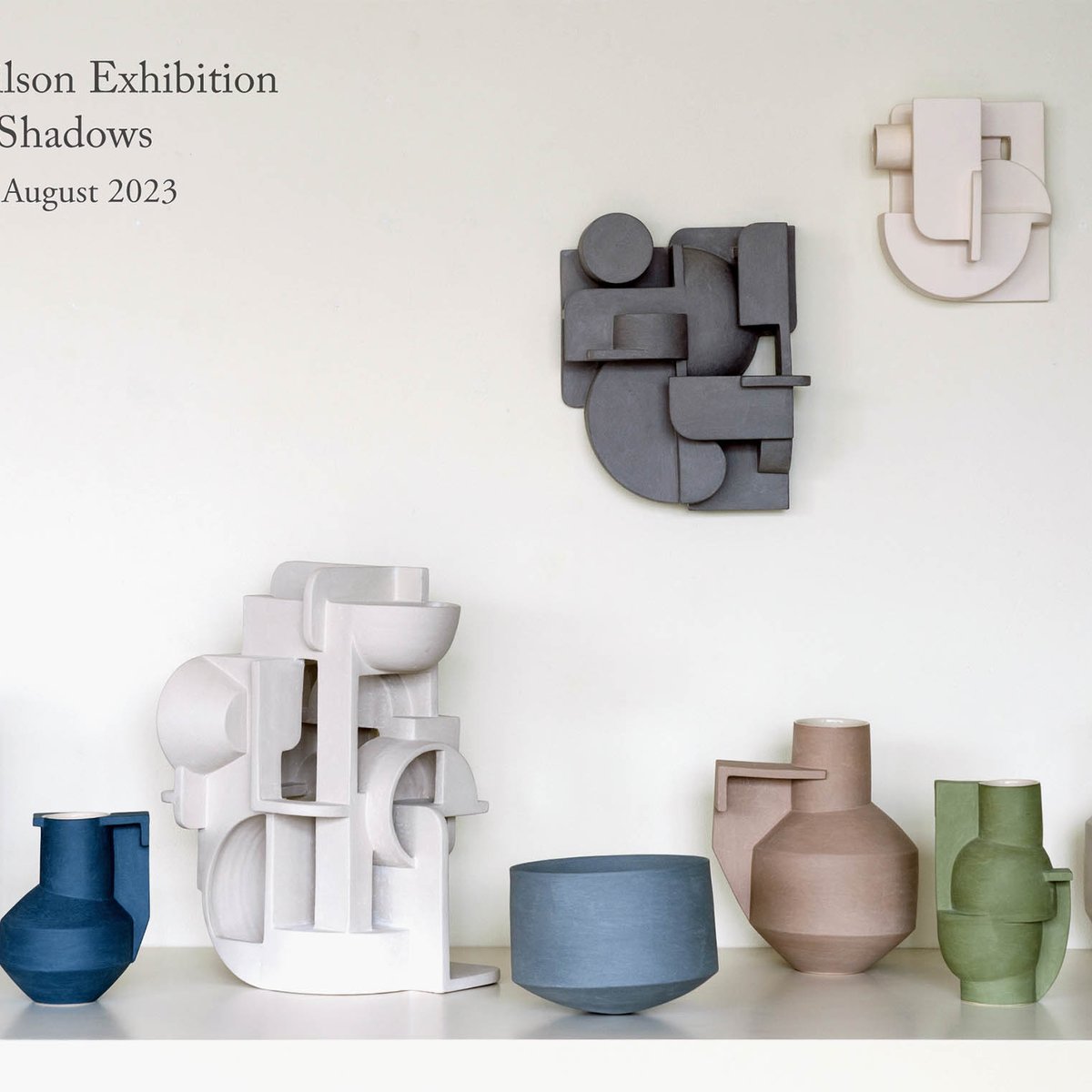 DEREKWILSON SMALLCONSTRUCTED VESSELS最終価格 イデー トウキョウで陶芸家デレク・ウィルソンの展示販売会開催 幾何学