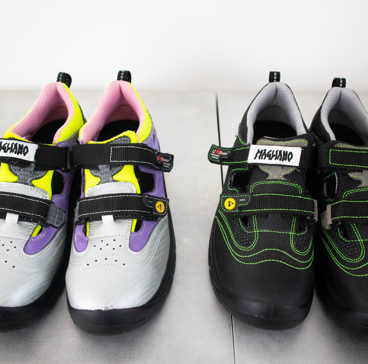 マリアーノがイタリアの安全靴ブランドとコラボ、ベルクロ部分にロゴを