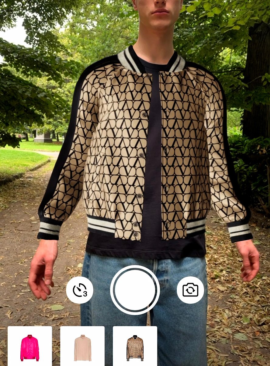 ヴァレンティノが「WANNA」のバーチャル試着サービスを導入 「ヴァレン