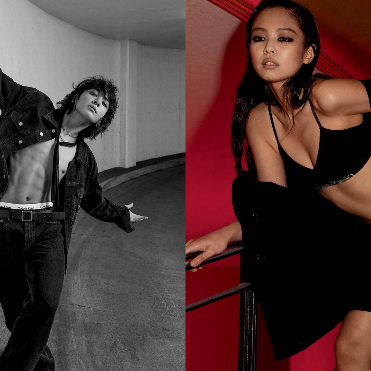 ジェニー、ジョングクらを起用した「カルバン・クライン」の