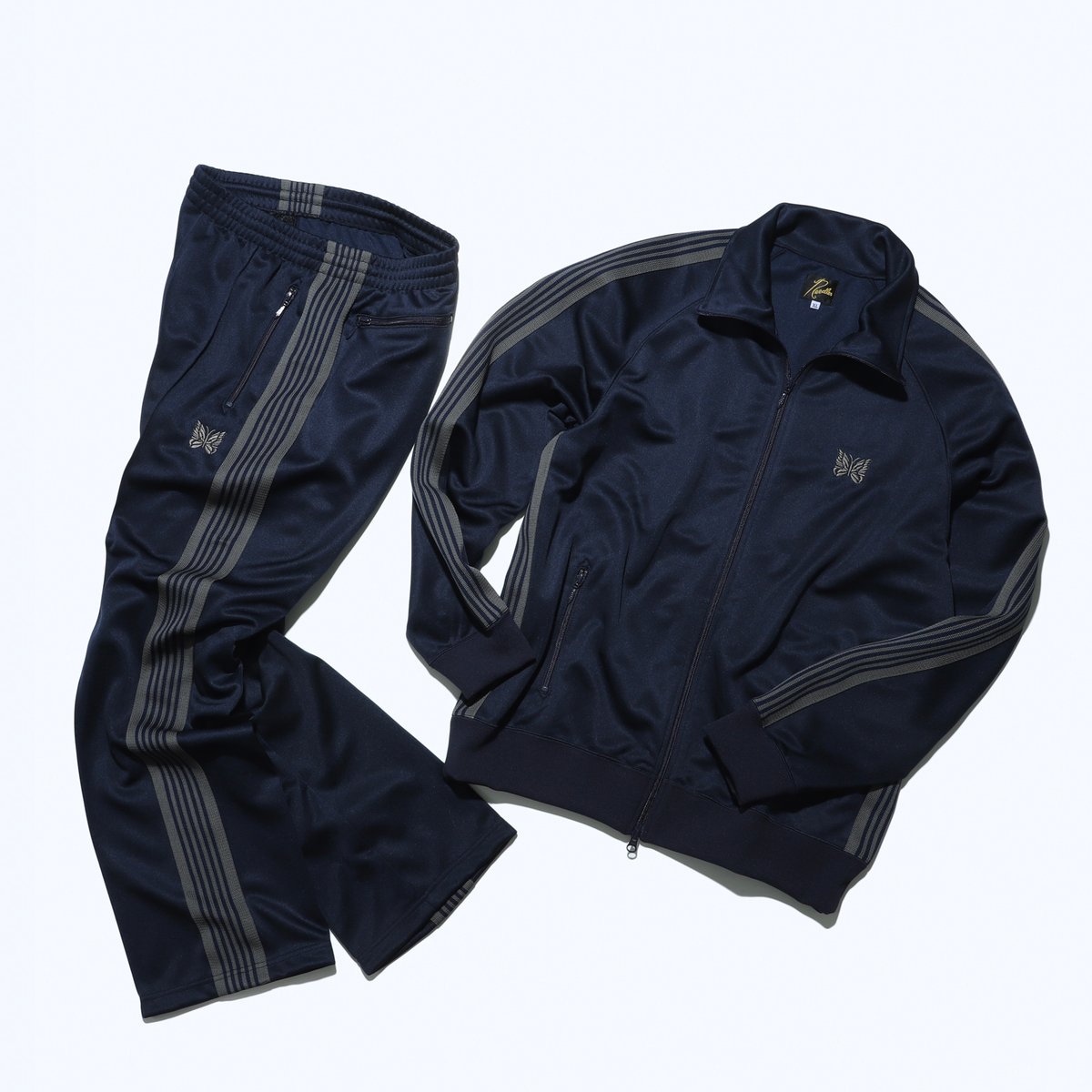 NEEDLES arknets 別注 Track Jacket ネイビー S - ジャージ