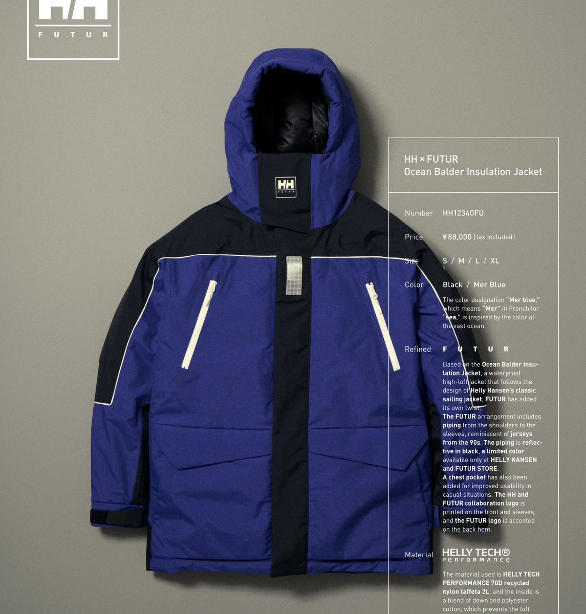 DESCENDANT HELLY HANSEN スピンドリフトジャケットジャケット