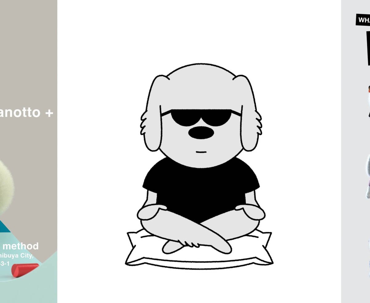 ミステリアスな犬のキャラクターのアートプロジェクト「バディドッグ