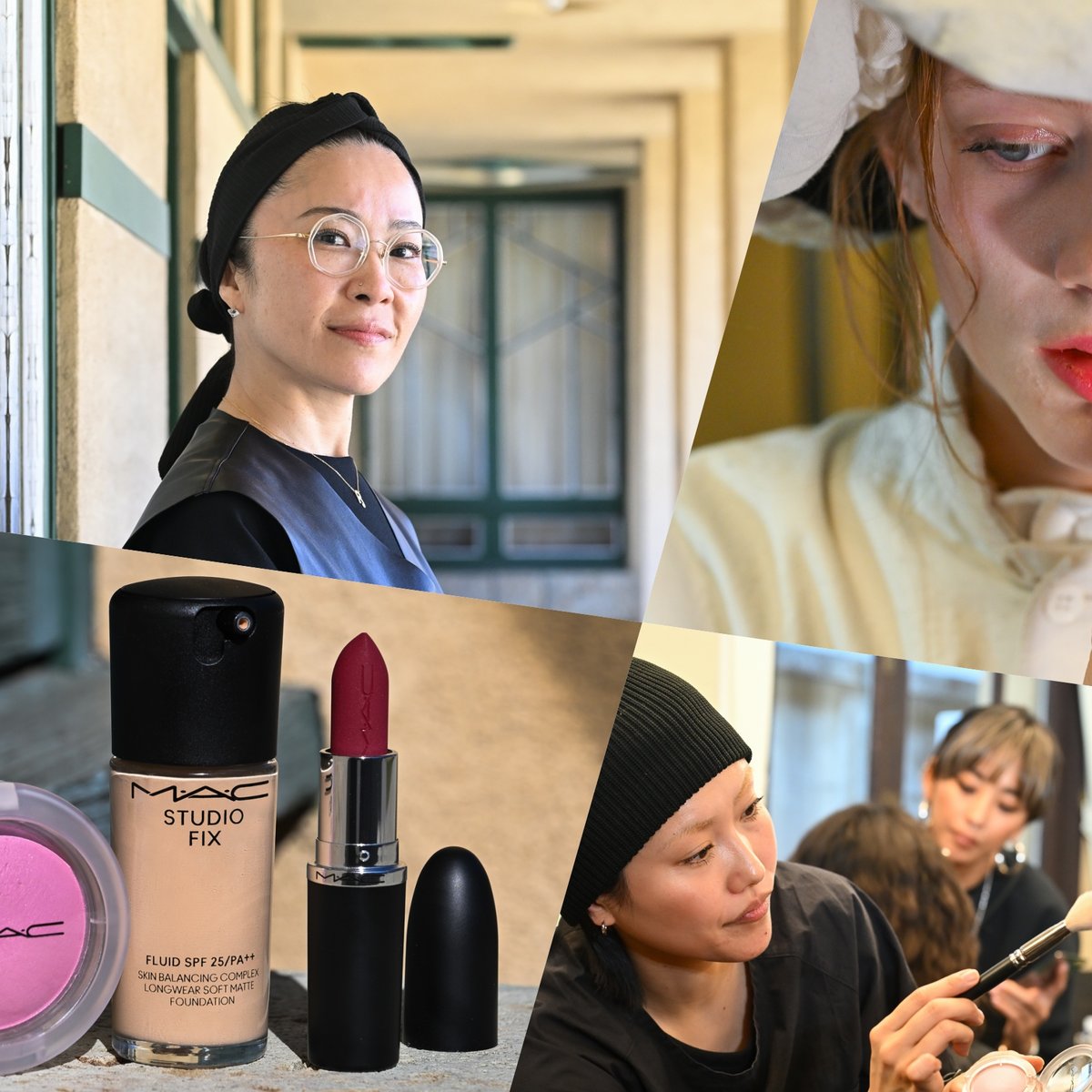 M·A·Cが紡ぐ「ピリングス」の24AWメイクアップ 心の繊細さを映し出す