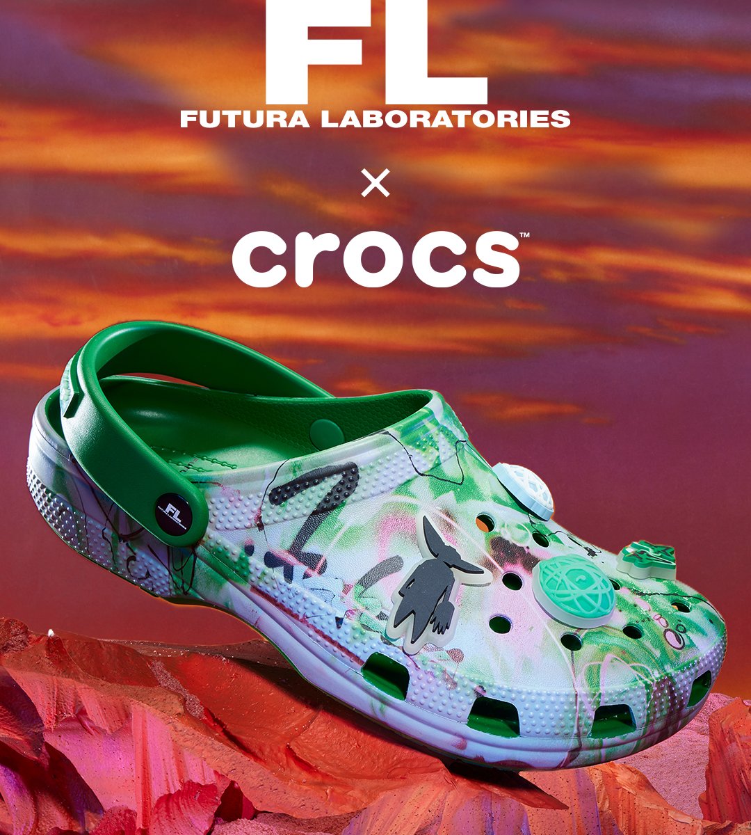 crocs  FUTURA 新品未使用　クロックス　フューチュラ　supremeファッション