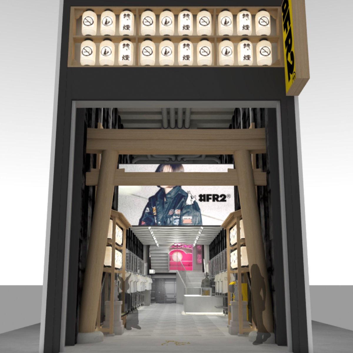 FR2」が大阪の直営店を移転リニューアルオープン、限定アイテムの展開も