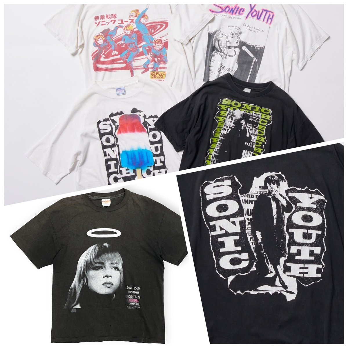 Y2K Sonic Youth LP Tシャツ ビンテージ Y2K Sonic Youth LP Tシャツ ビンテージ Sonic Youth T-shirt | DIRTY