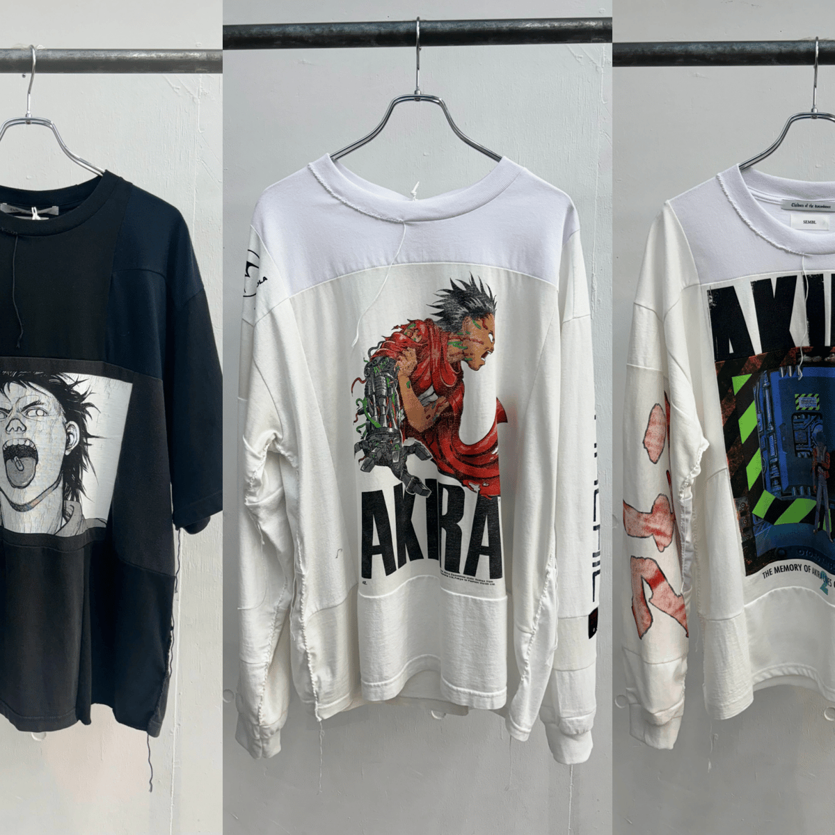 チルドレン オブ ザ ディスコーダンスが「AKIRA」ヴィンテージTシャツを用いたリメイクアイテムを製作、価格は46万円から